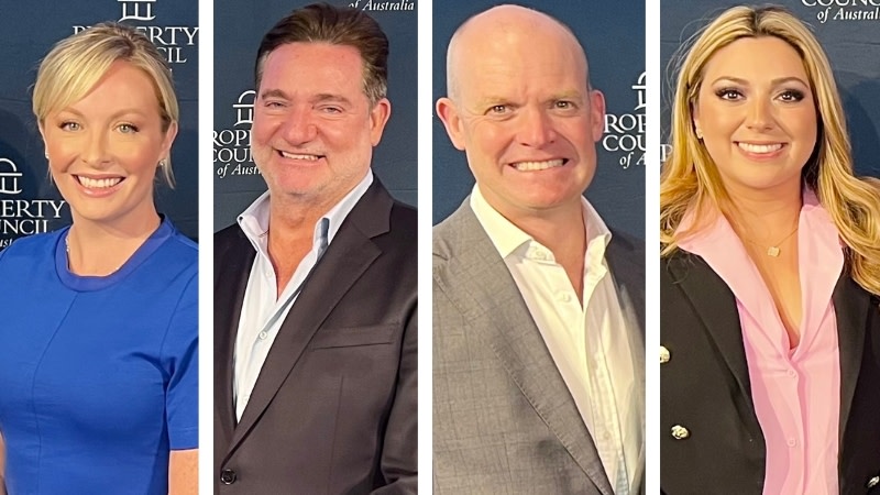 AustralianSuper’s Natasha French , Charter Hall’s Sean McMahon, LOGOS Group’s Darren Searle and CBRE’s Sass J Baleh: The fundamentals are strong, but still a warning.  (Source: The Property Council of Australia)