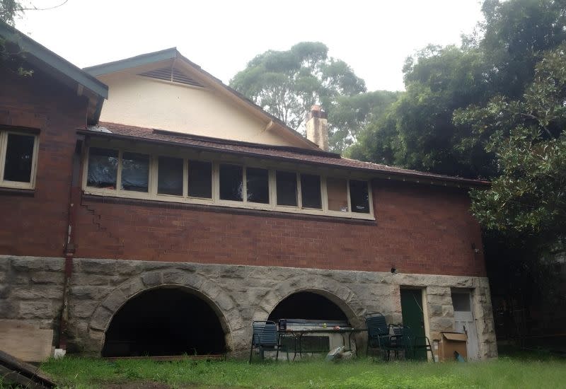 Photo showing the rear elevation of 1456 Pacific Highway, Turramurra.