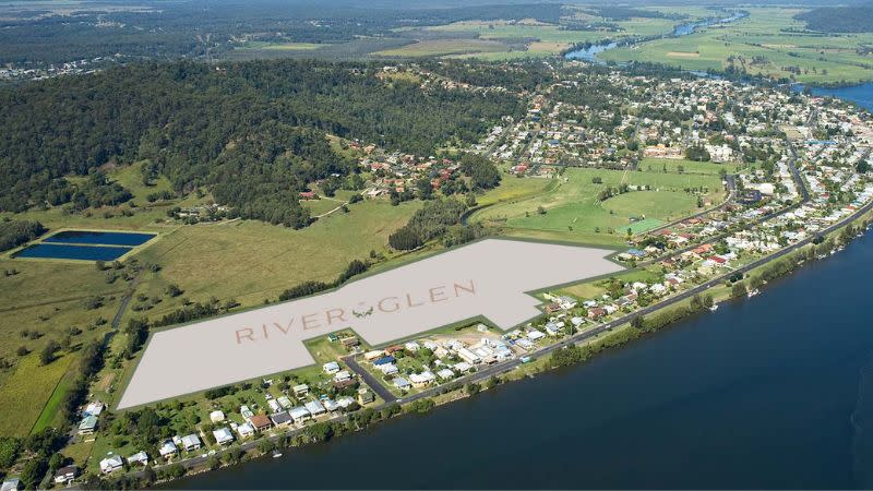 River Glen subdivision in Maclean, NSW an asset of the failed Global Capital Property Fund later sold for $7.7 million.