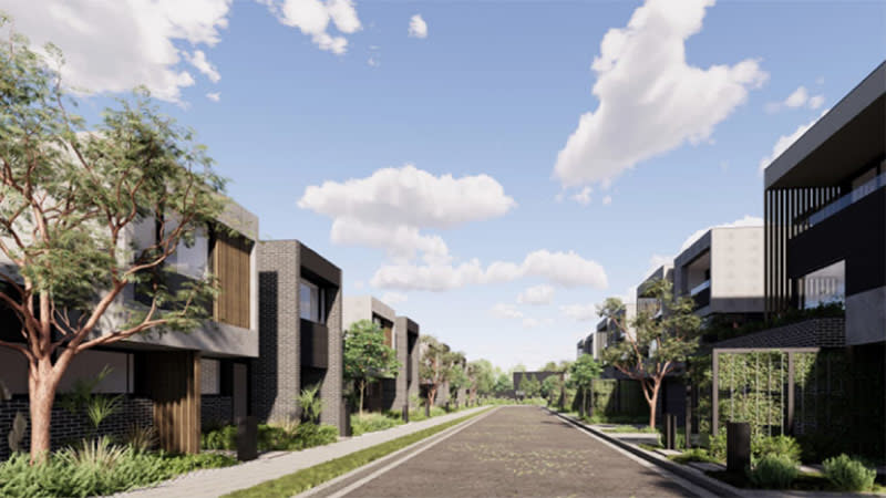 Orion West Pty Ltd 291 Gordon Street Maribyrnong project rendering