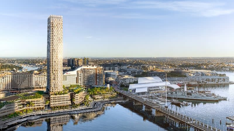 Harbourside's 48-storey tower will anchor the final stage of Darling Harbour's renewal.