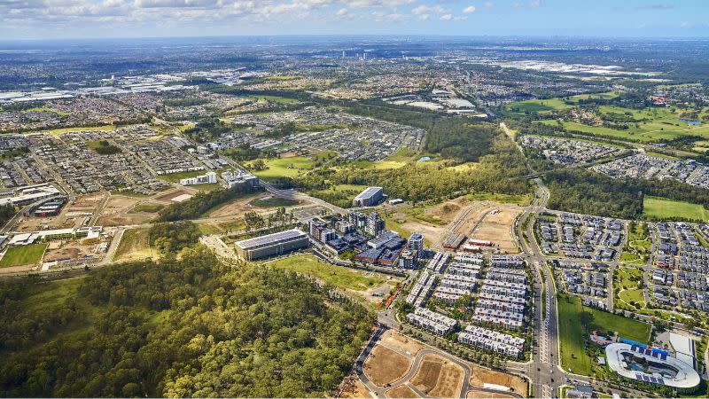 Developed by Frasers Property Australia and completed in 2021, the centre sits within the Ed.Square mixed-use masterplanned community and is directly connected to the Edmondson Park transport interchange.