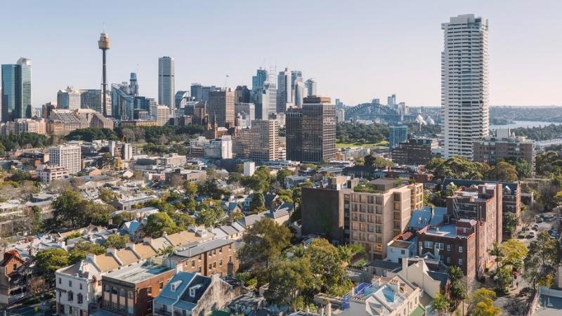 The proposed Darlinghurst apartment development has been designed to be sympathetic to the characteristics of the surrounding heritage conservation area. 