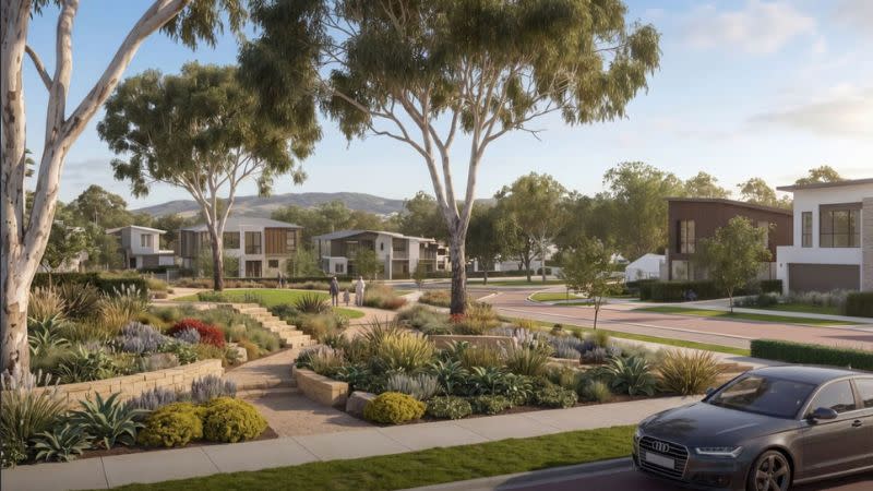 An artist's impression of Lanser's project at Onkaparinga Heights.