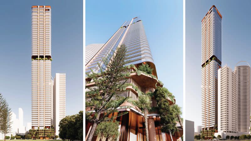 Renders of the 59-storey tower proposed for 167 Old Burleigh Road at Broadbeach.