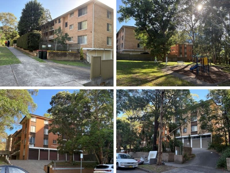 Three apartment buildings dating from about the 1970s would be demolished for the project.