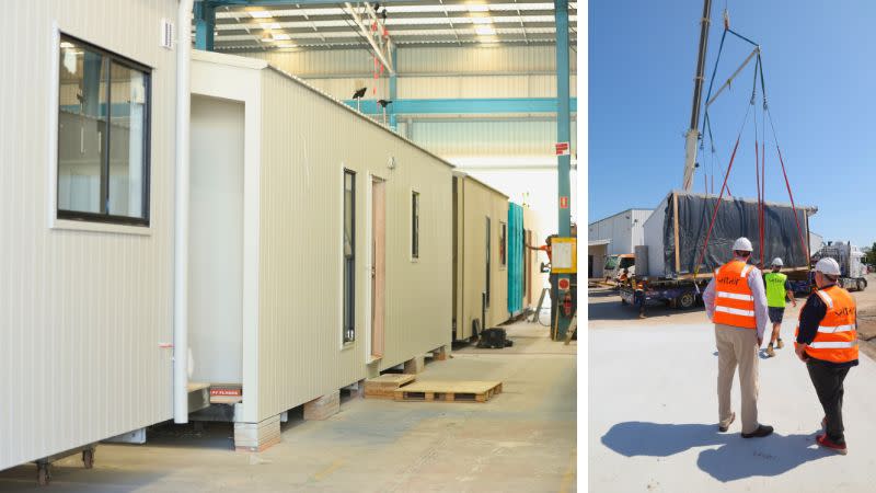 Saltair Modular homes bound for Bundaberg.