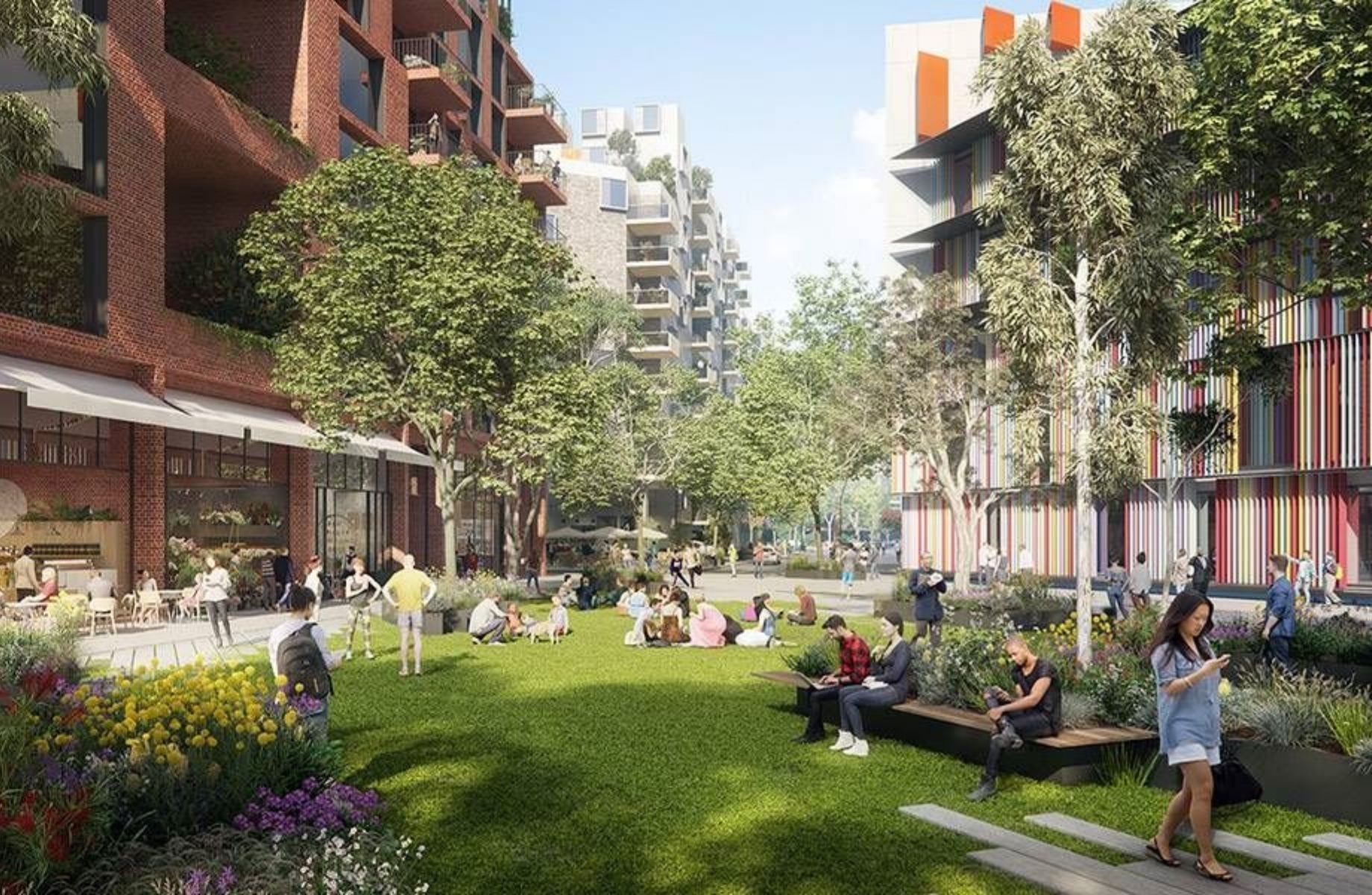 High School, 1100 Apartments Planned for Fitzroy Gasworks The Urban