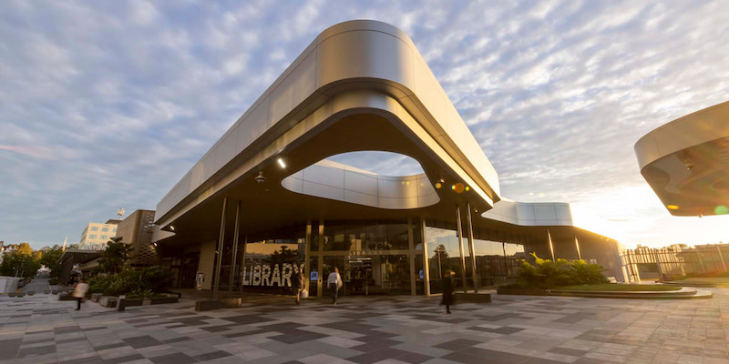 Ipswich library in the Nicholas St precinct.