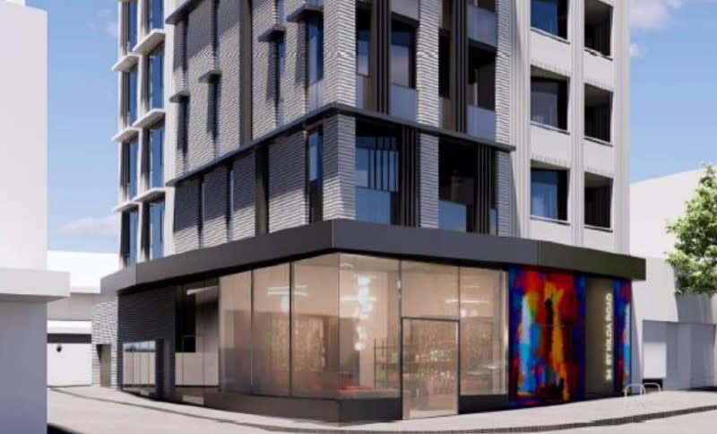 CHT Architects' plans for the site include retail space on the ground floor.