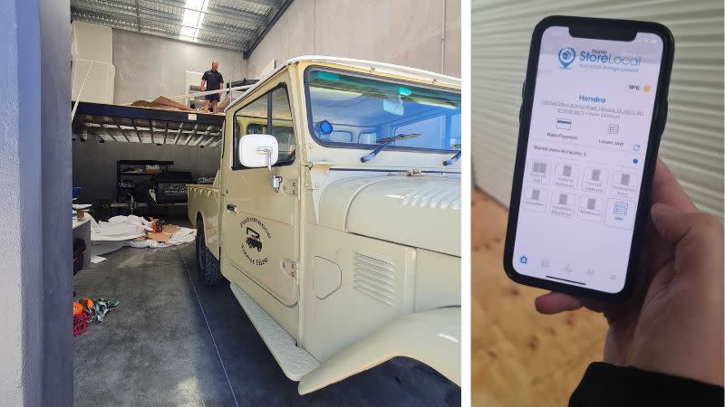 StoreLocal Hendra features keyless entry via the app.