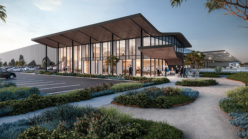 Mirvac and ART's SEED industrial estate indicative designs 2