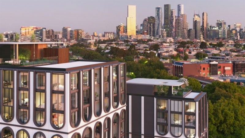 ▲ At 36-58 Macaulay Road in North Melbourne, Hines has plans for 250 build-to-rent apartments overlooking the North Melbourne Recreation Reserve.