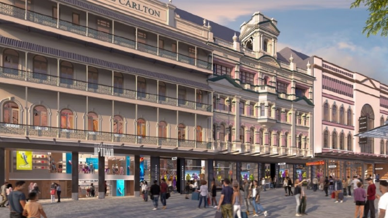 Designed by Cottee Parker Architects, the proposed upgraded facade is aimed at revitalising Uptown as an iconic retail destination.