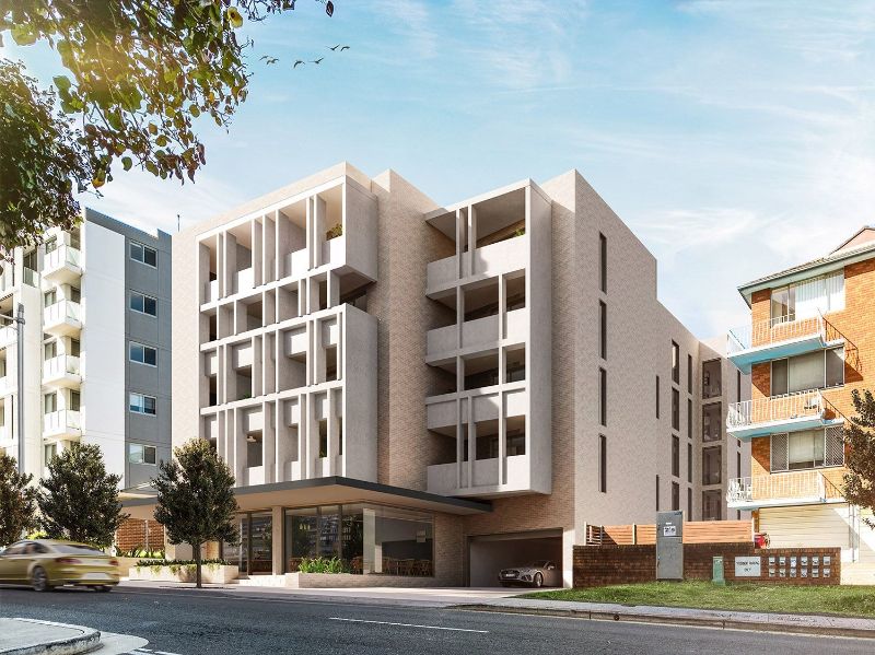 Render of an apartment development opportunity at Pope St, Ryde, available through 64 Projects.
