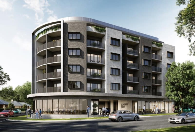 MLP Developments' six-storey project at 28 Scotsburn Grove in Werribee.