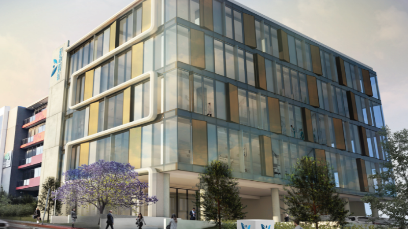 A Render of the Existing Approved Mental Health Hospital in Frenchs Forest from 2017.