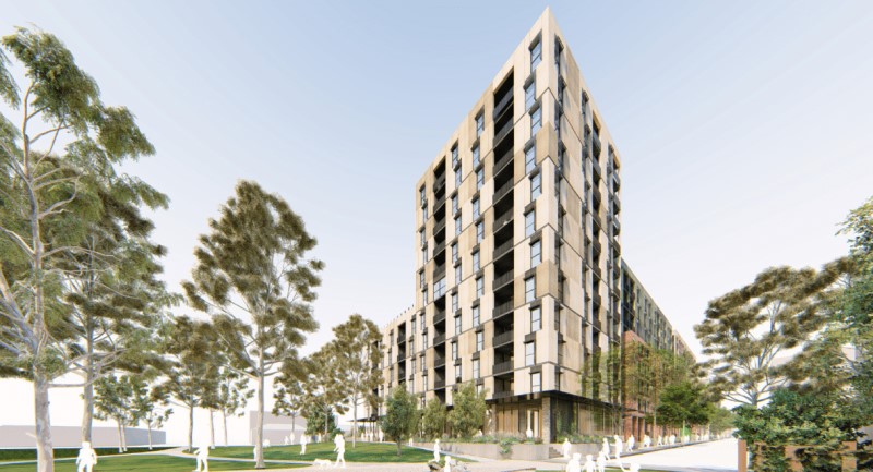 The proposed plans for social housing at Bangs Street in Prahran. Source: Homes Victoria