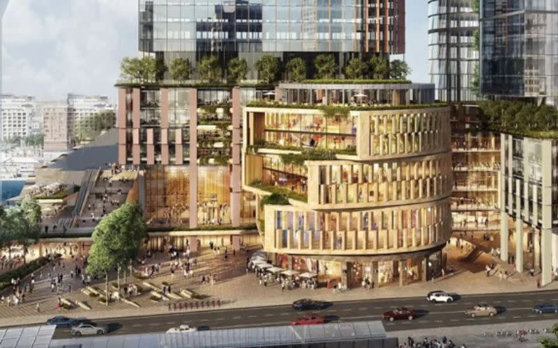 The strategy paper sees further development of Sydney’s big Tech Central precinct as a “momentum-building” project. 