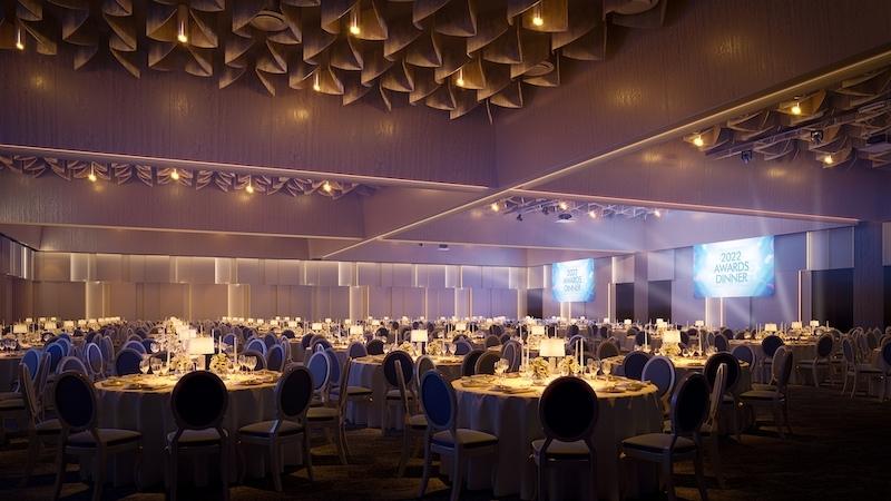 A render of inside the conference centre that the hotel will service.