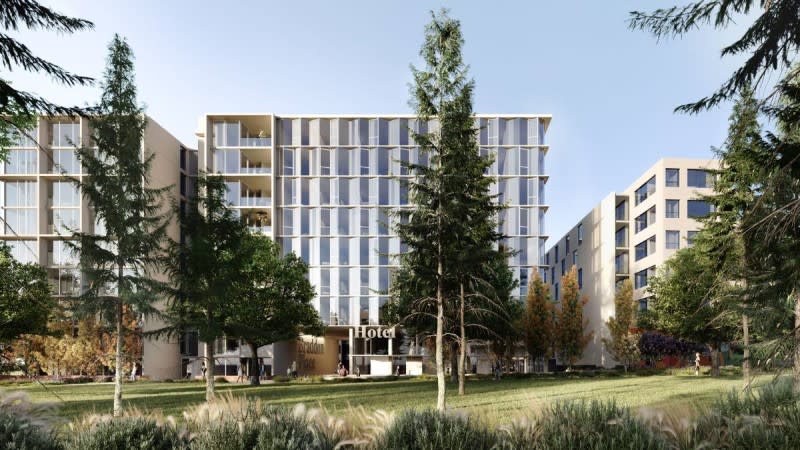 One of the hotels planned for JWLand's Braddon Place project along Canberra's Northbourne Avenue which will have 600 apartments and 239 hotel rooms. 