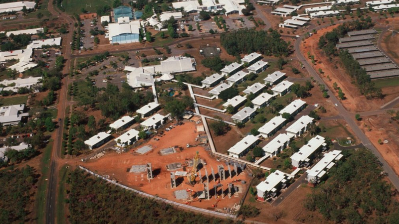 Robertson army base barracks are located approximately 20km east of Darwin city.