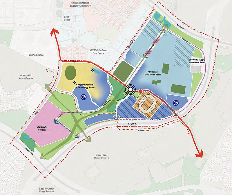 Bruce masterplan stadium scenario 2