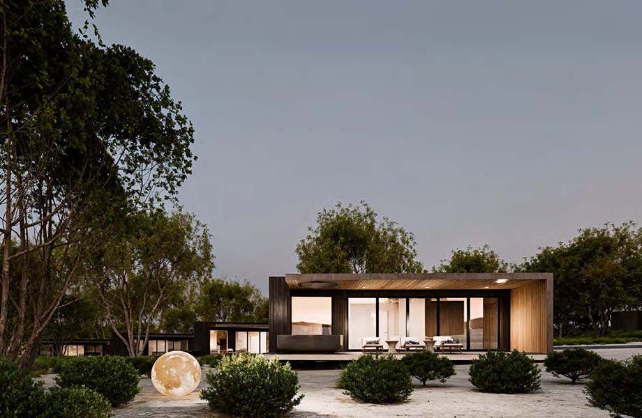 Sanctuary Villa Accommodation concept render