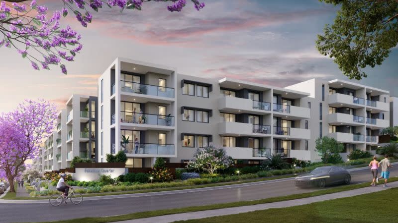 Bathla Sanctuary Quarter in Rouse Hill funding partner Centuria Bass.