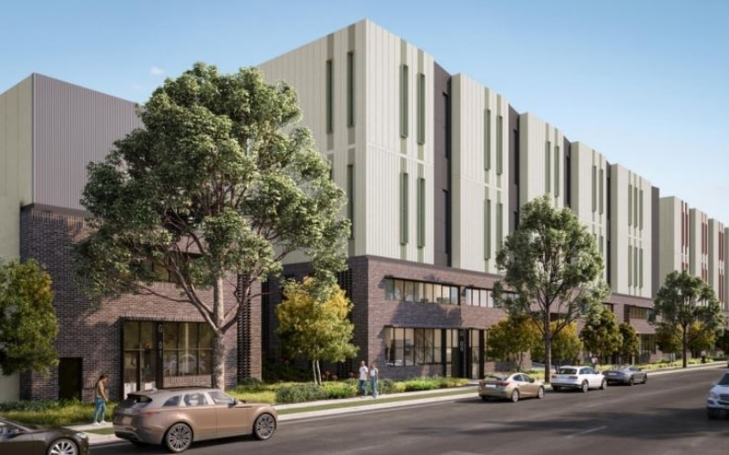 A render of the proposed development in Lilian Fowler Place.