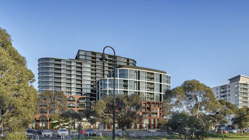 Northcote Plaza Time & Place apartment development mid