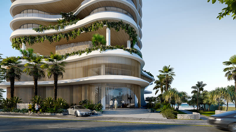 Ground floor render of Coast by Sammut Group