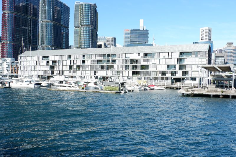  MondoClad cladding in use at Sydney Wharf Apartments.