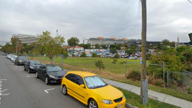 The vacant Woolloongabba site earmarked for the proposed eight-storey Buranda Health Hub near the Prince Alfred Hospital.