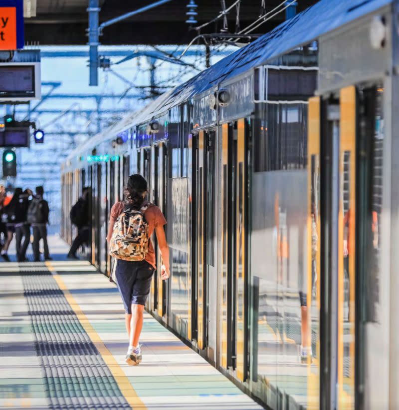 Glenfield's train station is a major interchange with connections throughout western Sydney.