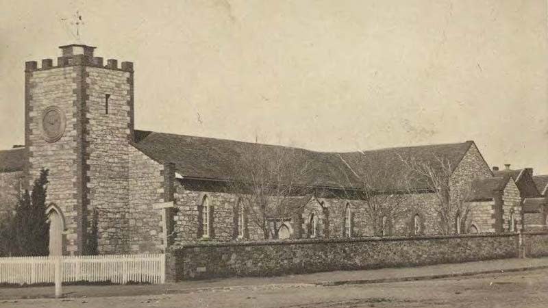 Holy Trinity Church photographed c.1867