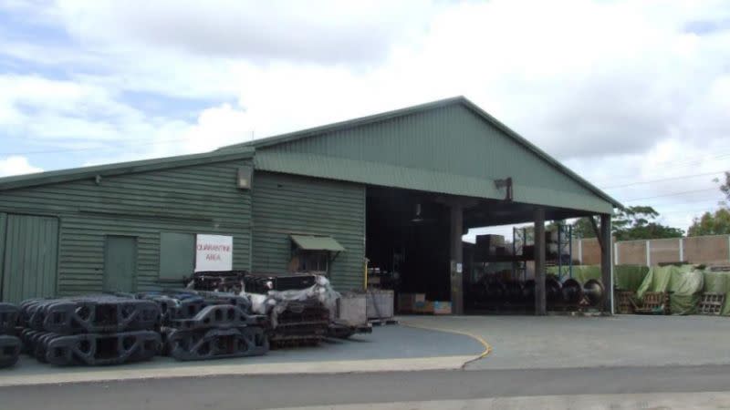 The heritage former Franklin's Sawmill shed at the Bonemill Road site.