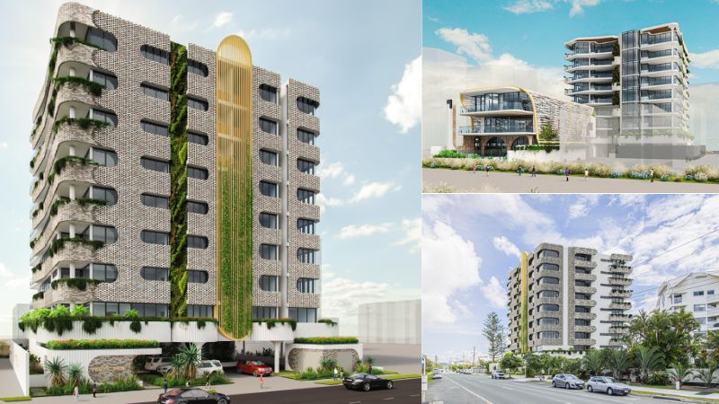 Artistic renders of a project approved for 281-283 Golden Four Drive, Bilinga.