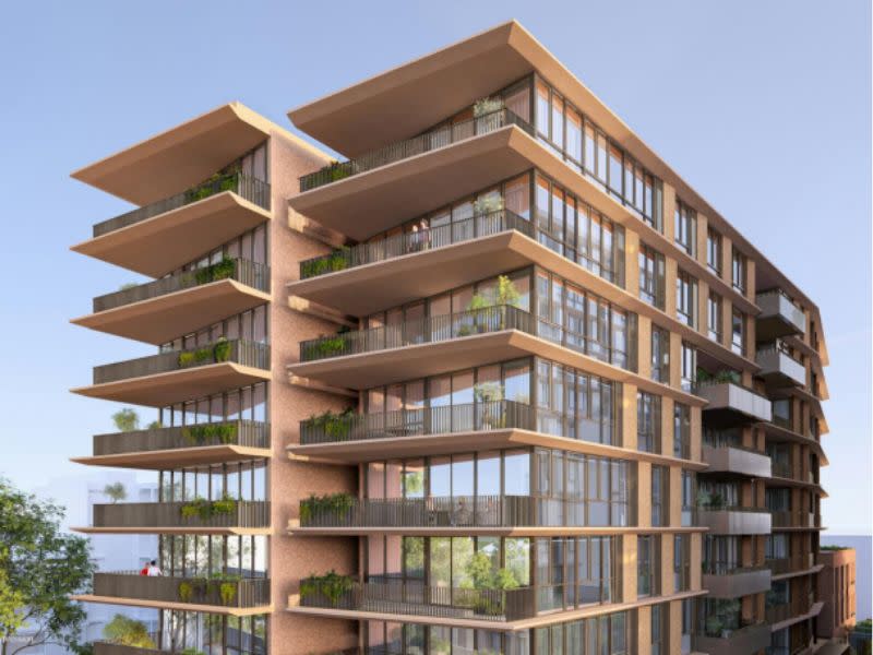 Cbus Property development on the Yarra River Richmond