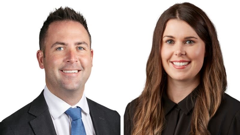 RLB Victoria's new directors Brendan Young and Shelley Rogers.