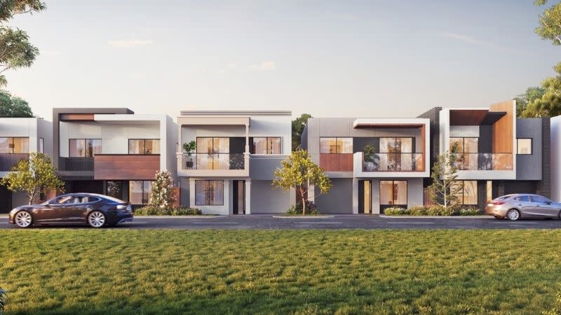 Artist impression of Park Avenue located at 95 Tallawong Rd, Rouse Hill