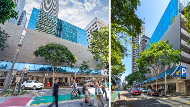 The "half a police station, half a carpark" 10-storey commercial tower at 40 Tank Street, Brisbane.