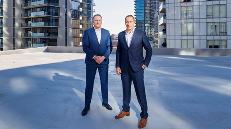 Goldfields chief operating officer Lachie Thompson and managing director Marco Gattino.