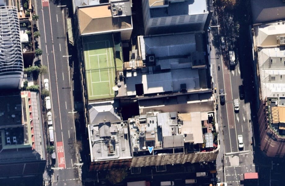 Aerial view of the block that the former KIngs Green project site was part of, now owned by Merivale. Source: Nearmap