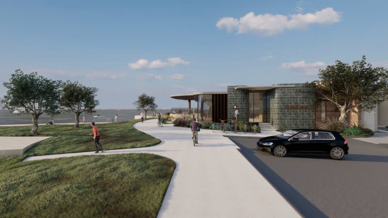 A rendering of the planned restaurant at South Perth that has at least tentatively been named Insieme.