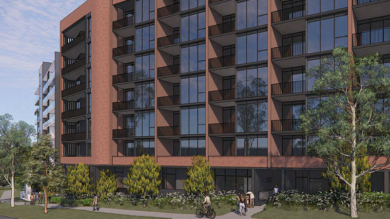 A rendering of the project on Steve Irwin Drive in the Canberra suburb of Wright.