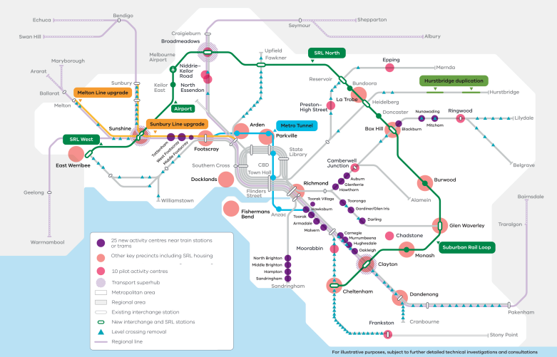 A Map, ‘More Homes More Opportunity’, sourced from the Premier of Victoria in October 2024.