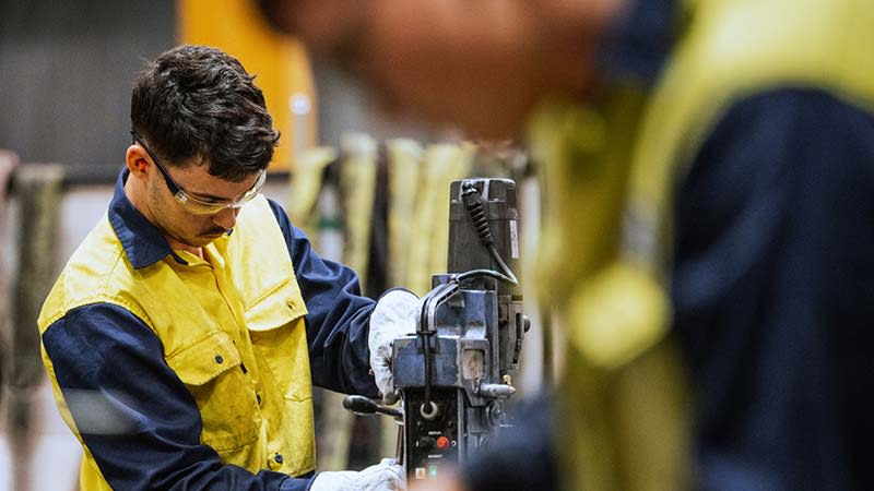 Apprentice steel worker/fabricator