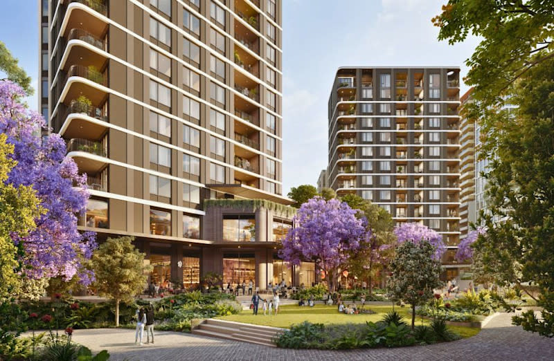 Toga's Macquarie Rise exterior precinct designed by Turner Studio with interiors by Stack Studio