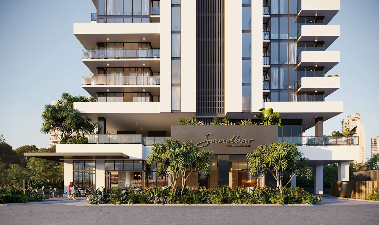 The Morris Propety Group's Sandbar at Burleigh is under construction.